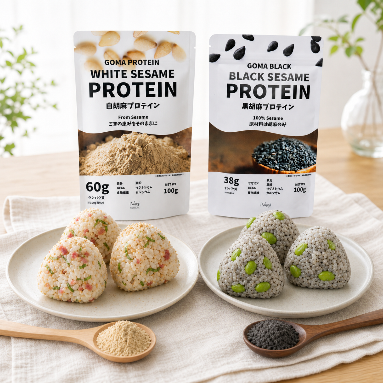 初回限定・送料無料】白ごま＆黒ごま 100g×2 お試しセット《