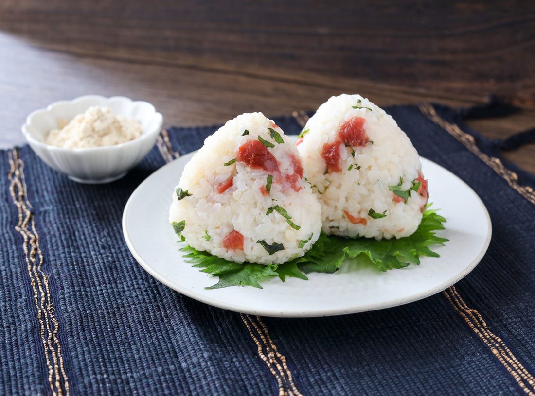 GOMA PROTEINで栄養プラス！夏にぴったり爽やか梅おにぎり