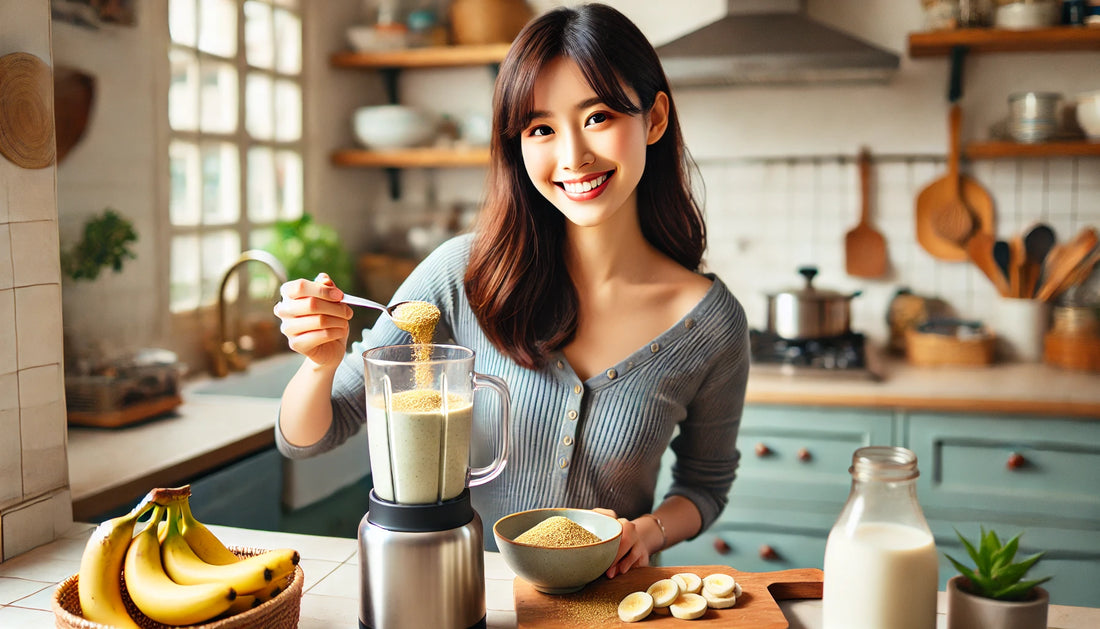 胡麻プロテインで作る健康植物性スムージー：手軽で美味しい栄養補給！