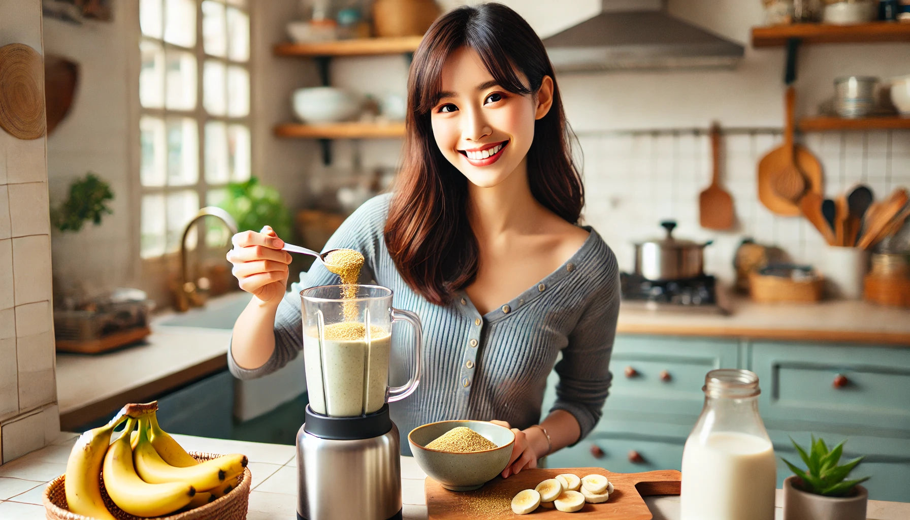 胡麻プロテインで作る健康植物性スムージー：手軽で美味しい栄養補給！